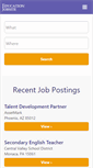 Mobile Screenshot of educationjobsite.com